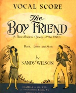 Cover of vocal score