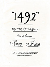 Font page to Vocal Score