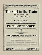 Cover to Piano Score