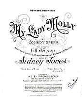 Frontpage to Vocal Score
