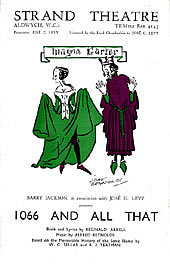 Original theatre programme cover