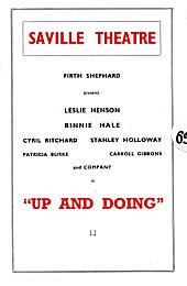 cover to original programme